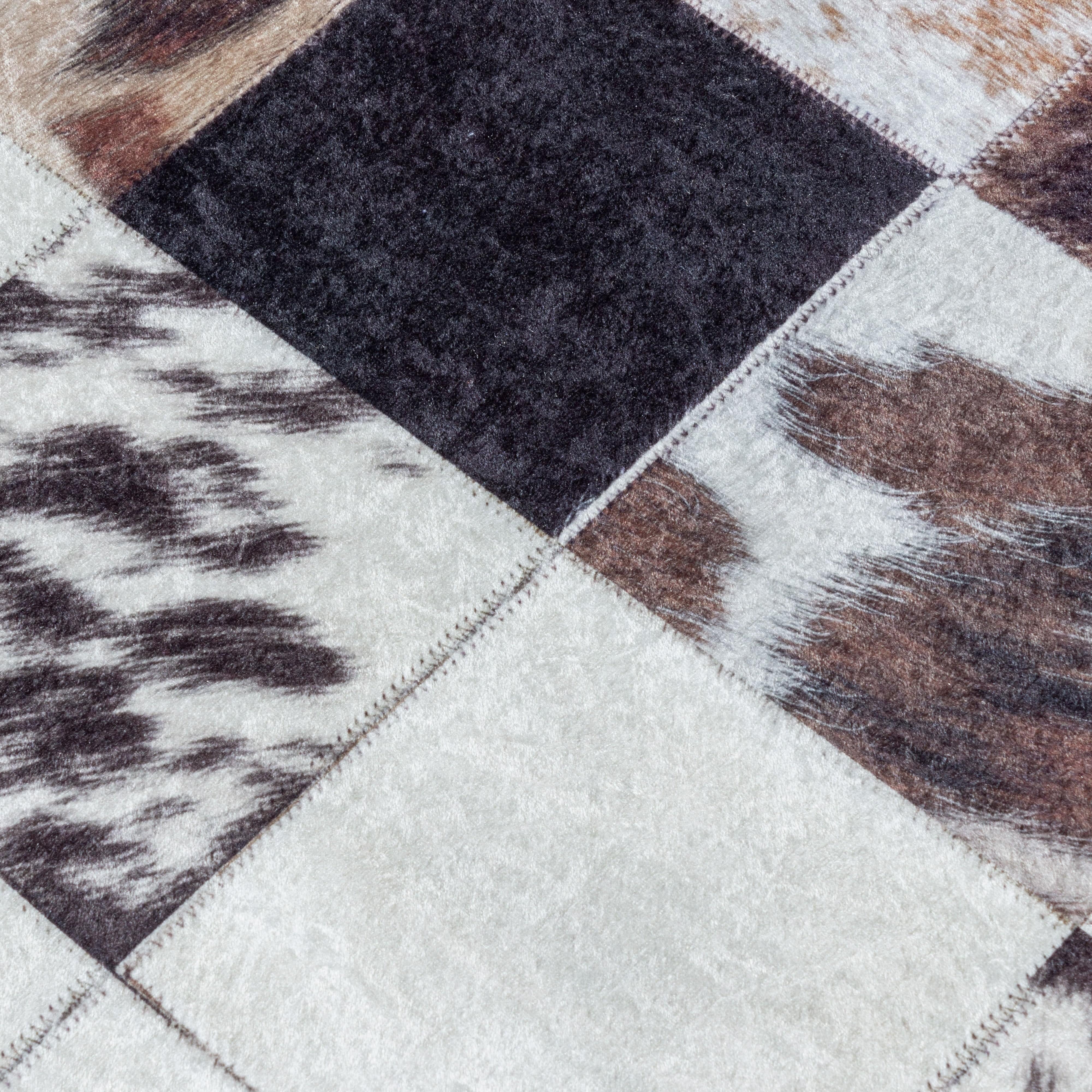 Ayyildiz Teppiche Traversa din poliester Fiesta 4306 Patchwork Alb