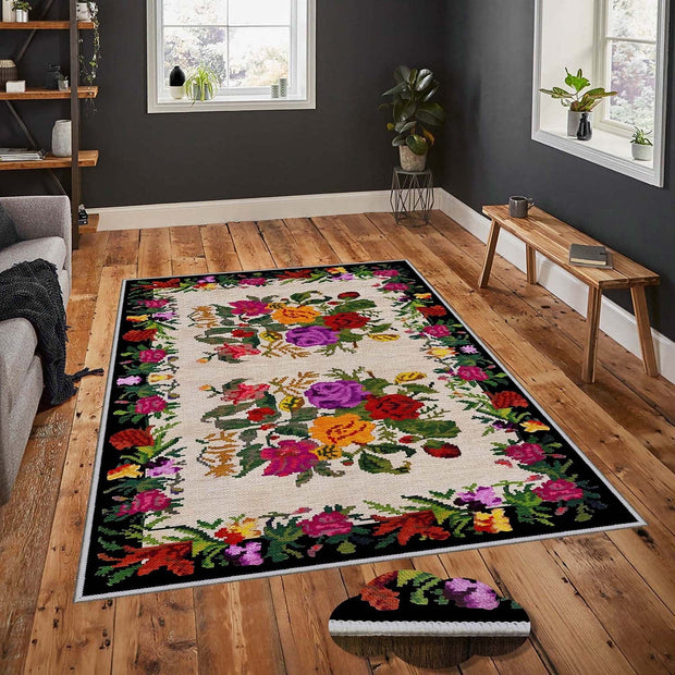 Traversa din poliester, Flower 767 Multicolor
