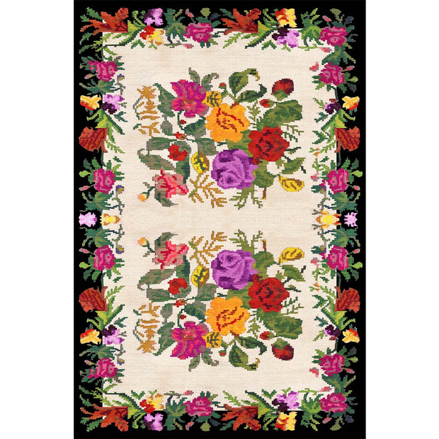 Traversa din poliester, Flower 767 Multicolor (1)
