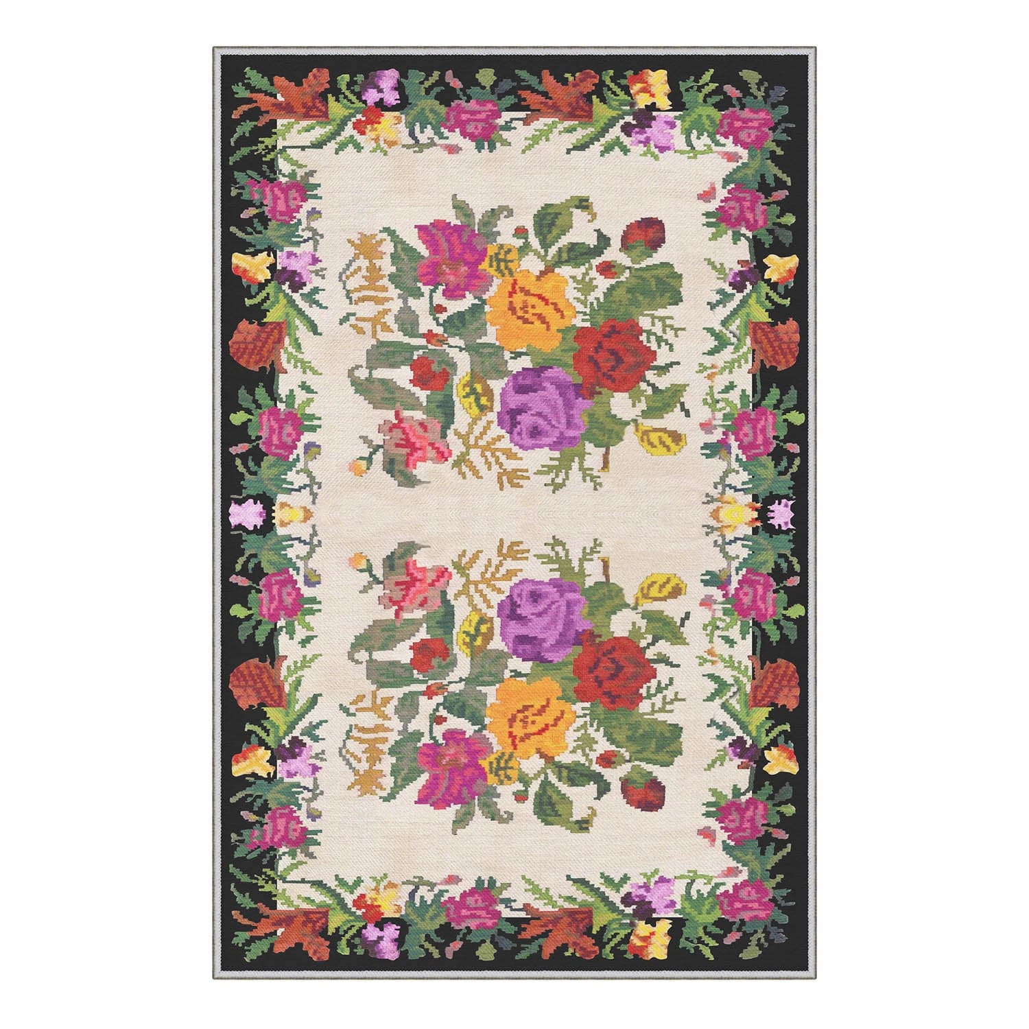 Traversa din poliester, Flower 767 Multicolor (3)