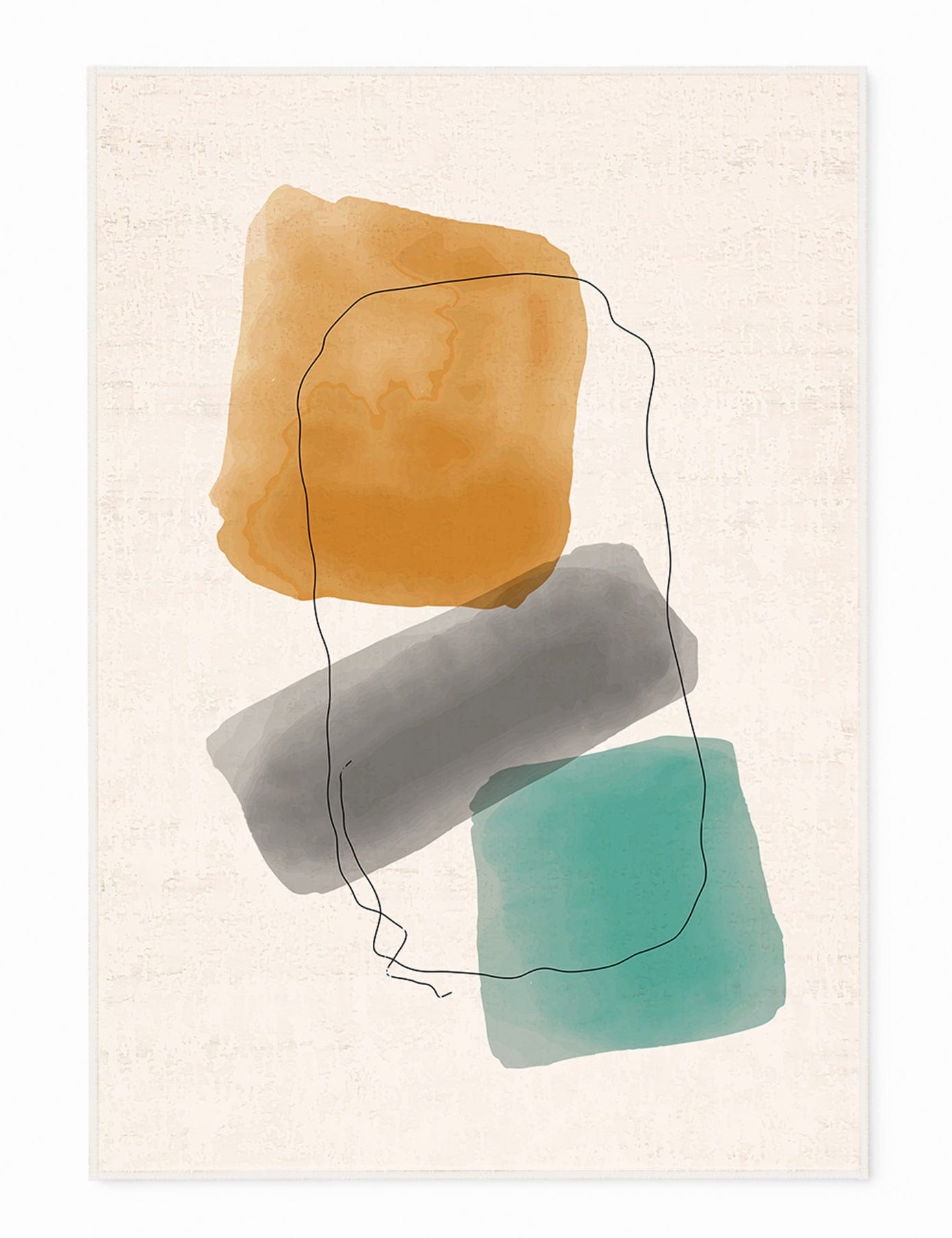 Traversa din poliester, Howank R20528 Multicolor (1)