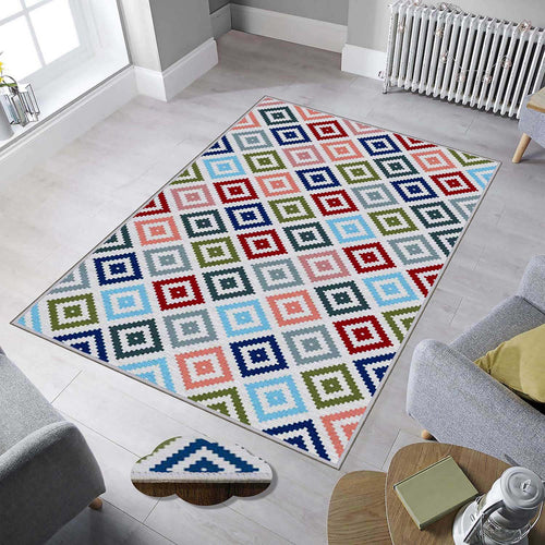 Traversa din poliester, Oldum 1891 Multicolor