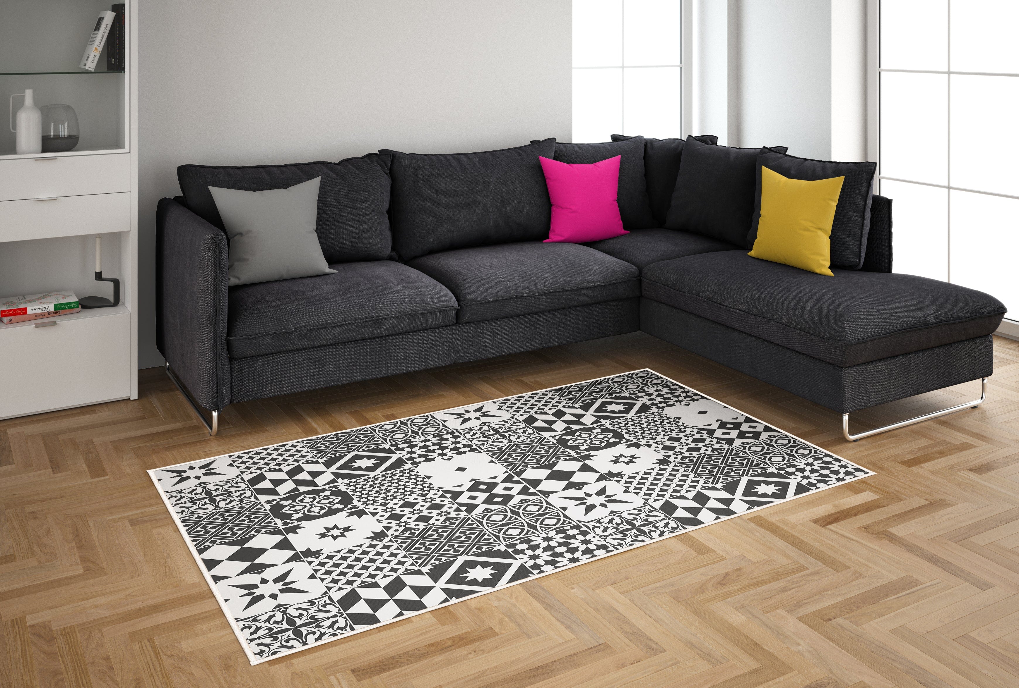 Traversa din poliester, Patit 143 Multicolor (1)
