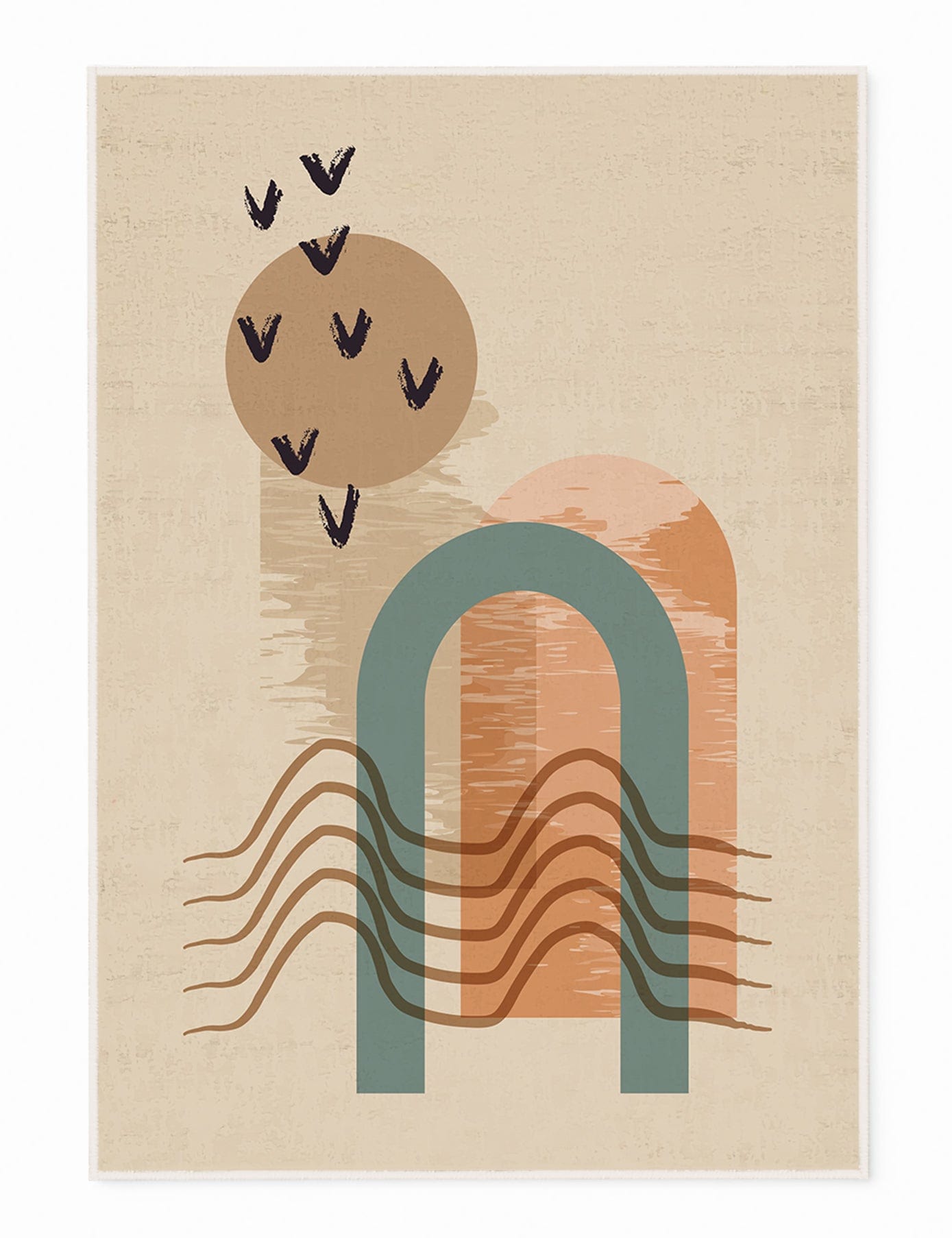 Traversa din poliester, Quimly R20502 Multicolor (1)