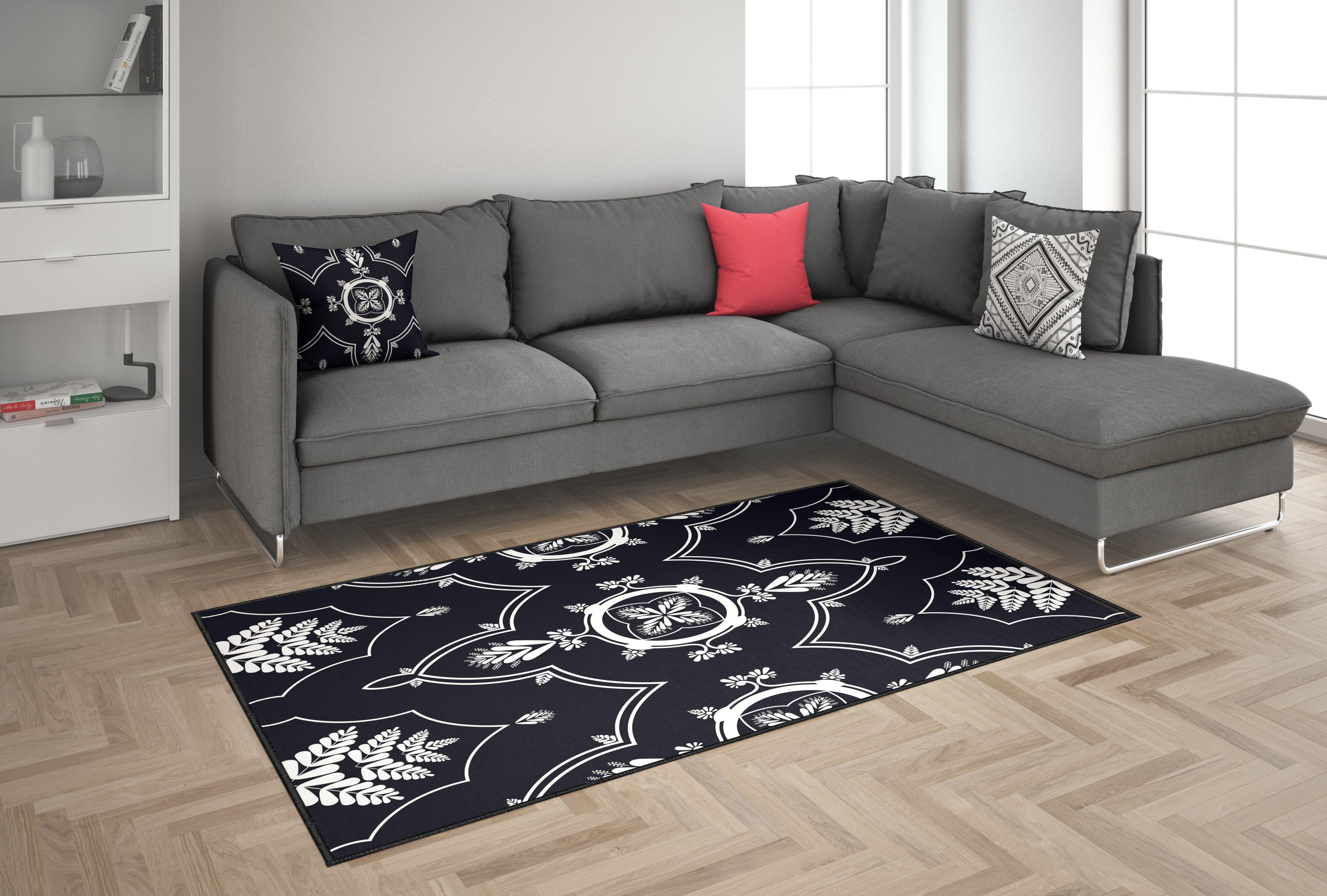 Traversa din poliester, Selinay 124 Multicolor (1)