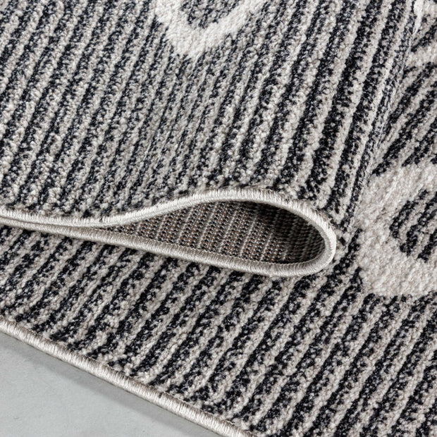 Ayyildiz Teppiche Traversa din poliester Taznaxt 5104 Berber Design Negru