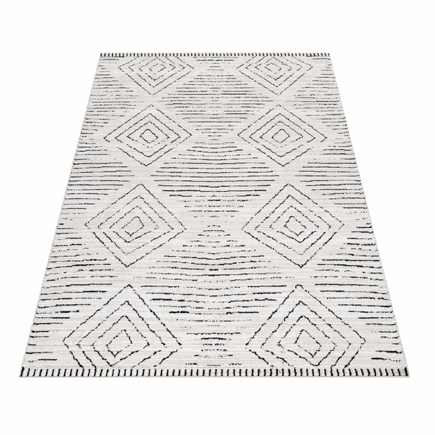 Traversa din poliester Taznaxt 5106 Geometric Crem (2)