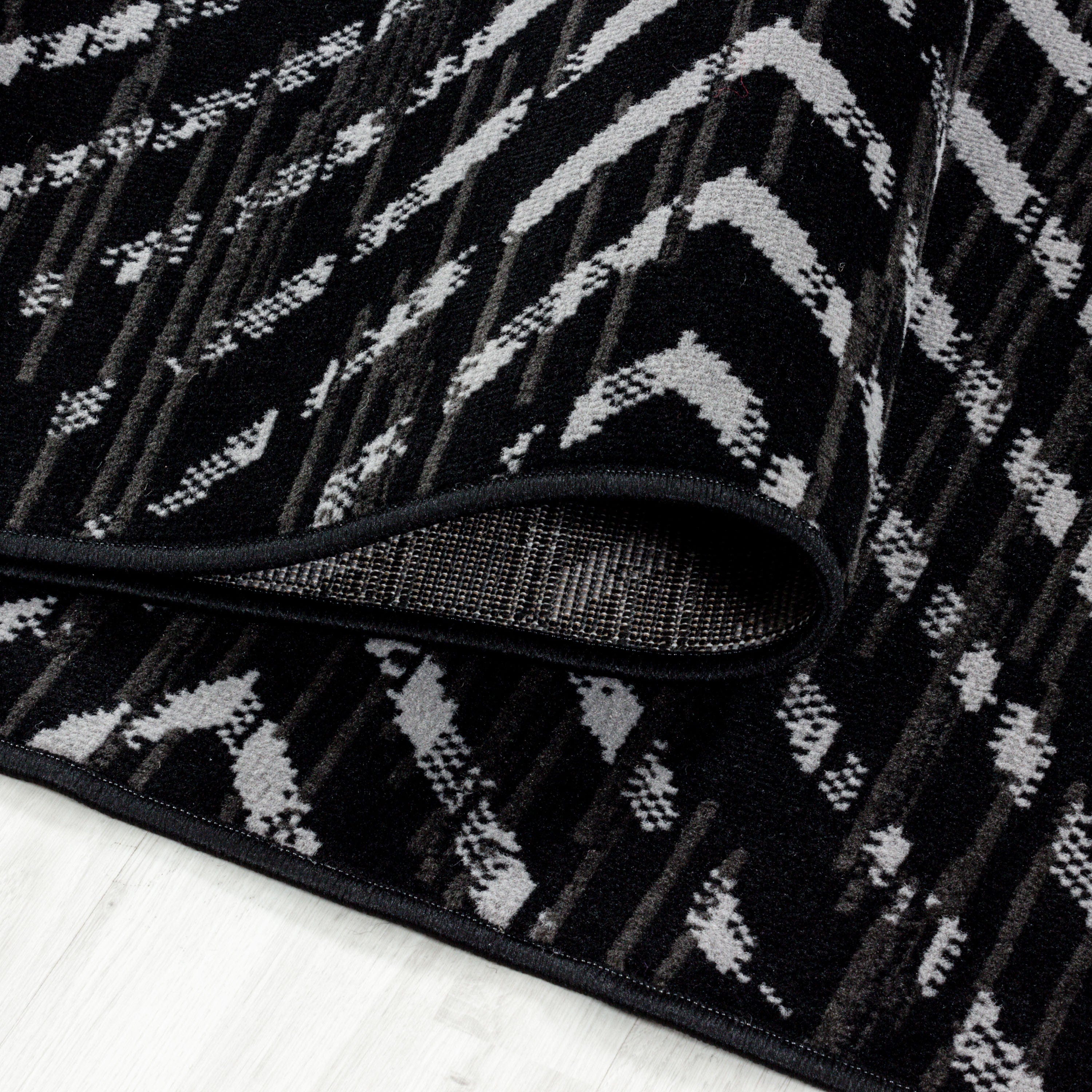 Ayyildiz Teppiche Traversa din PP Base 2810 Geometric Negru