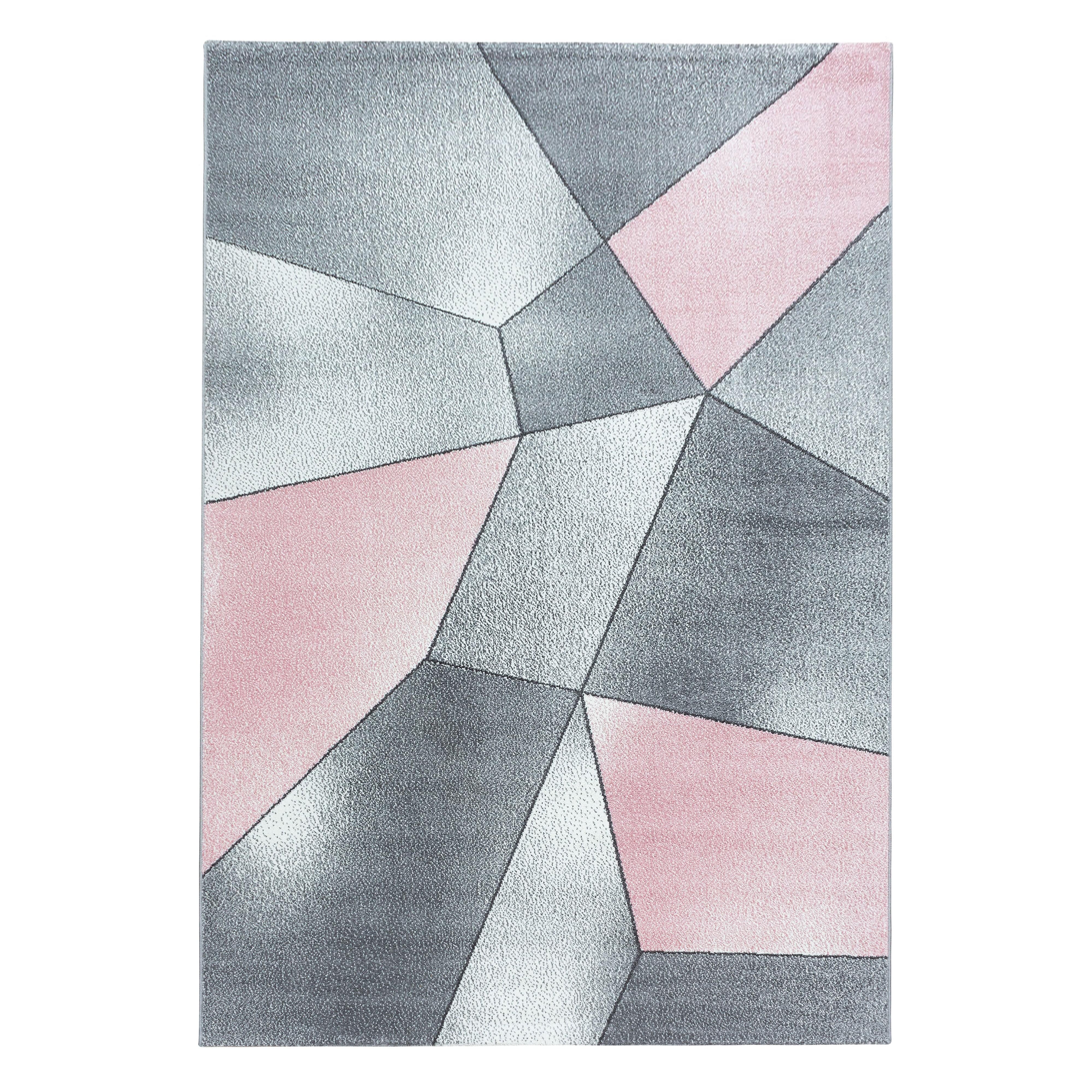 Ayyildiz Teppiche 80 X 150 cm Traversa din PP Beta 1120 Geometric Roz