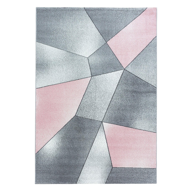 Ayyildiz Teppiche 80 X 150 cm Traversa din PP Beta 1120 Geometric Roz
