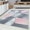 Ayyildiz Teppiche 80 X 150 cm Traversa din PP Beta 1120 Geometric Roz