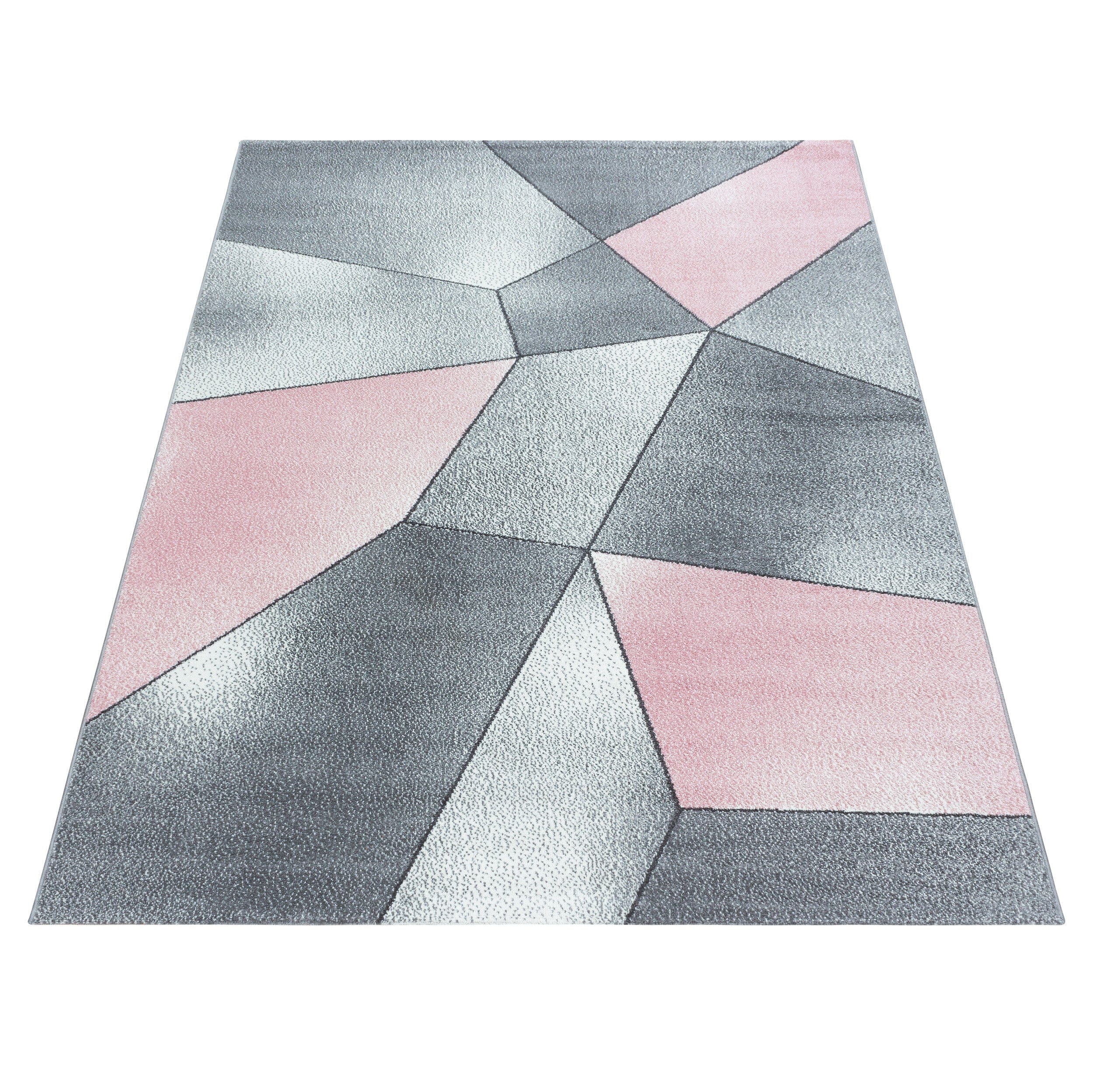 Ayyildiz Teppiche 80 X 150 cm Traversa din PP Beta 1120 Geometric Roz