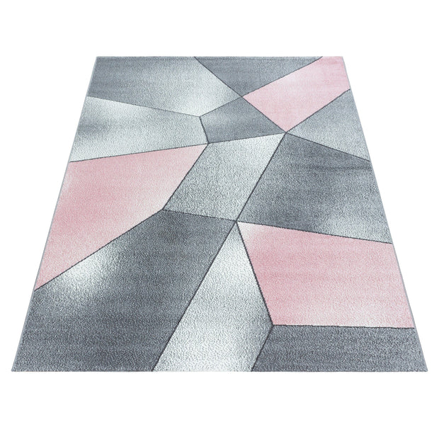 Ayyildiz Teppiche 80 X 150 cm Traversa din PP Beta 1120 Geometric Roz
