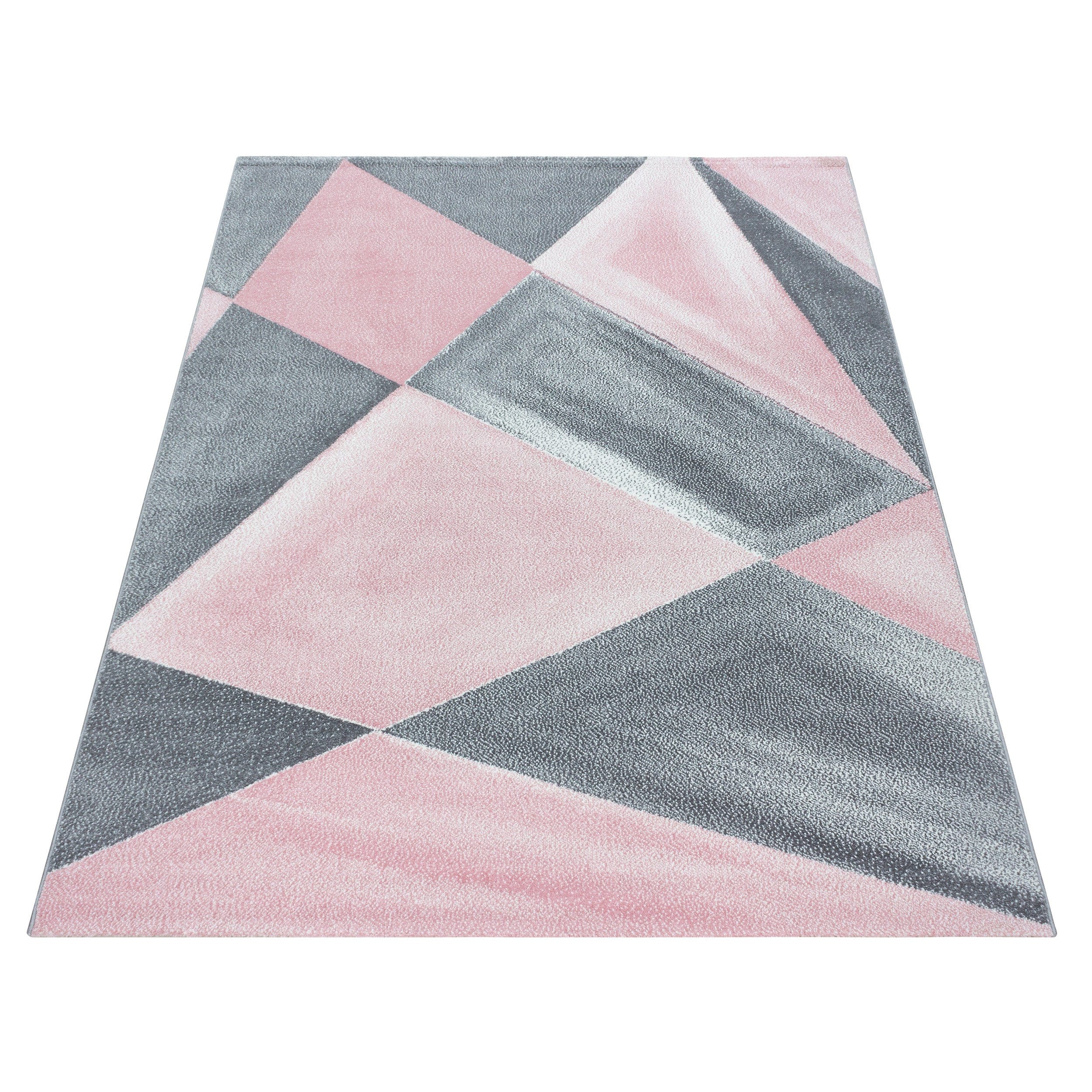 Ayyildiz Teppiche 80 X 150 cm Traversa din PP Beta 1130 Geometric Roz
