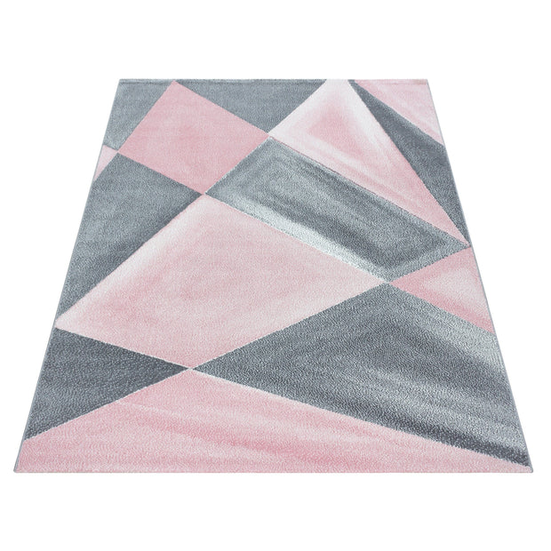 Ayyildiz Teppiche 80 X 150 cm Traversa din PP Beta 1130 Geometric Roz