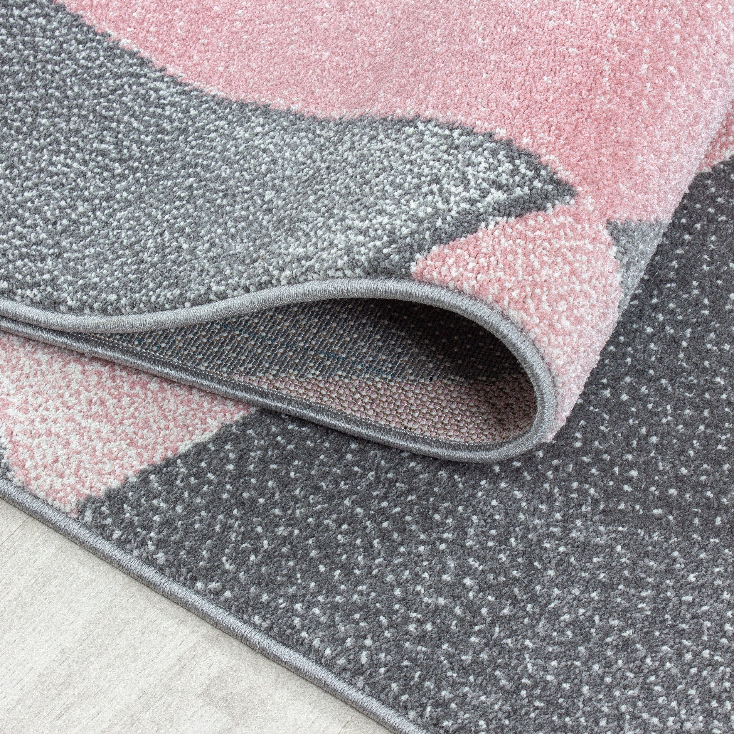 Ayyildiz Teppiche 80 X 150 cm Traversa din PP Beta 1130 Geometric Roz