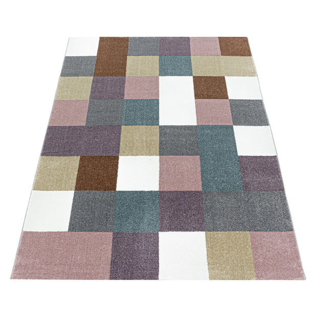 Ayyildiz Teppiche 80 X 150 cm Traversa din PP Funny 2109 Checkered Multicolor