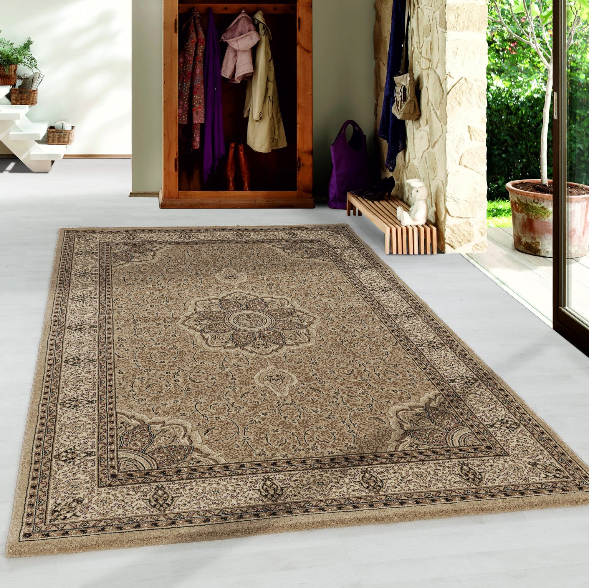 Traversa din PP Kashmir 2601 Oriental Bej (1)