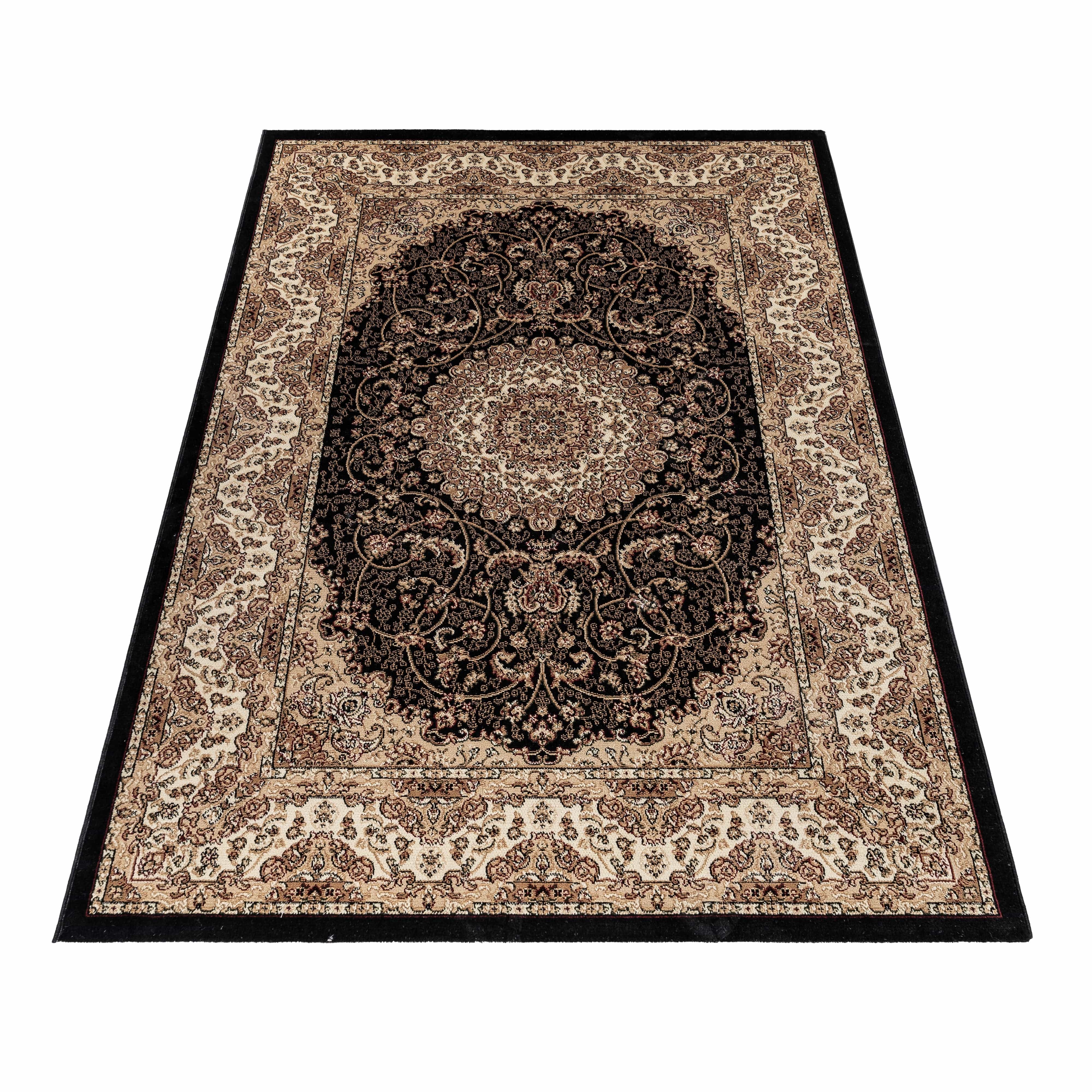 Traversa din PP Kashmir 2606 Oriental Negru (2)
