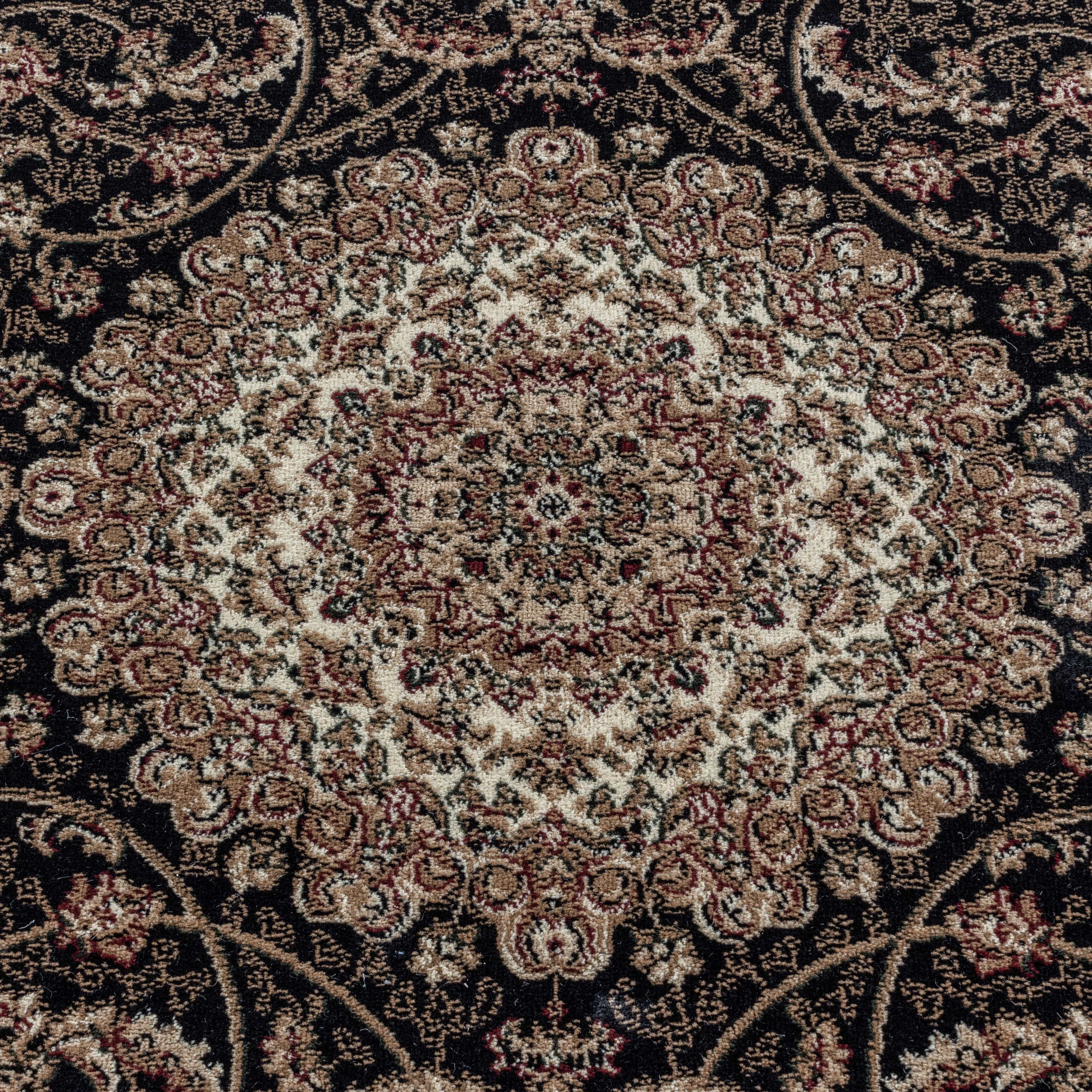 Traversa din PP Kashmir 2606 Oriental Negru (5)