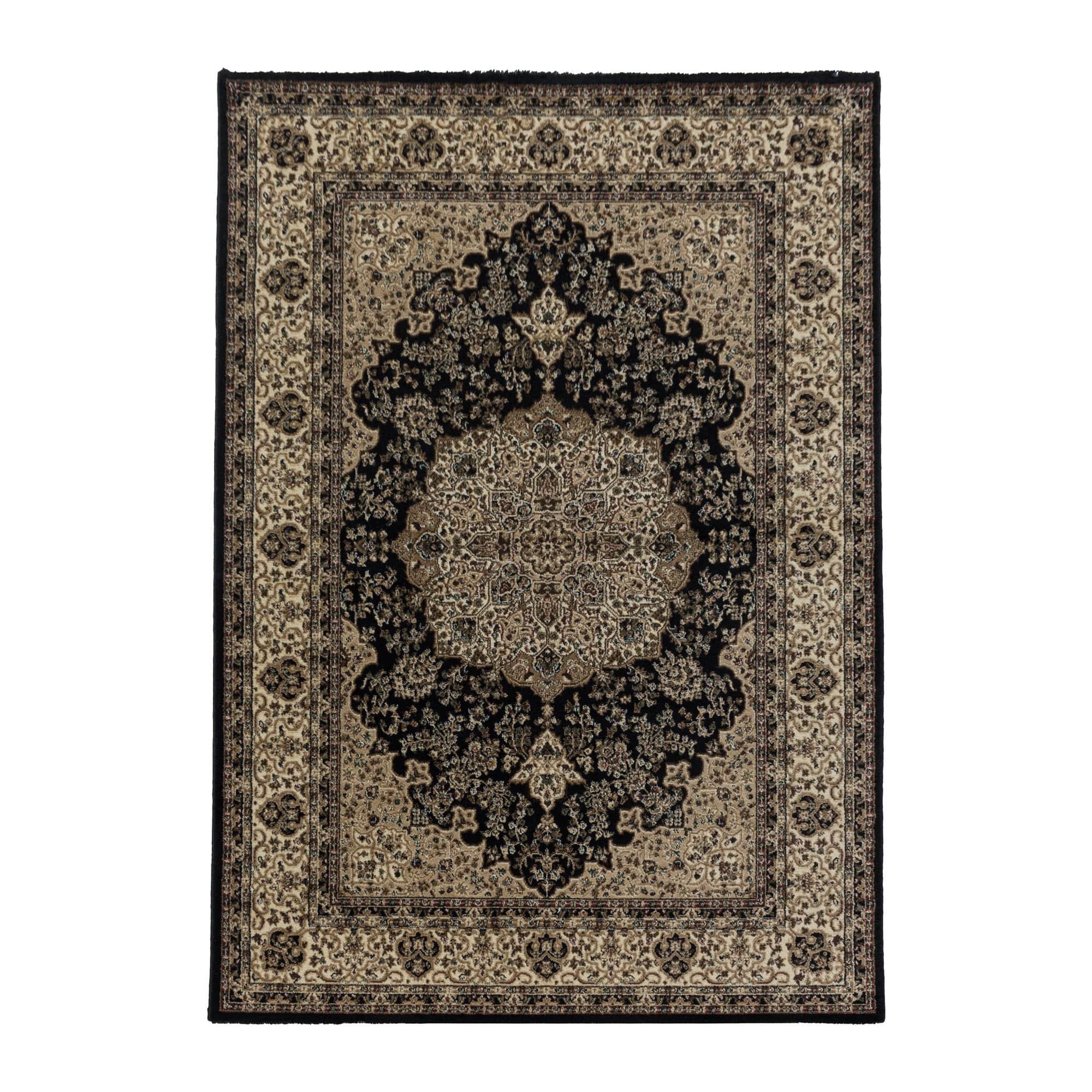 Traversa din PP Kashmir 2608 Oriental Negru & AYYTPCH-KASHMIR2608BLACK-TRAVERSA
