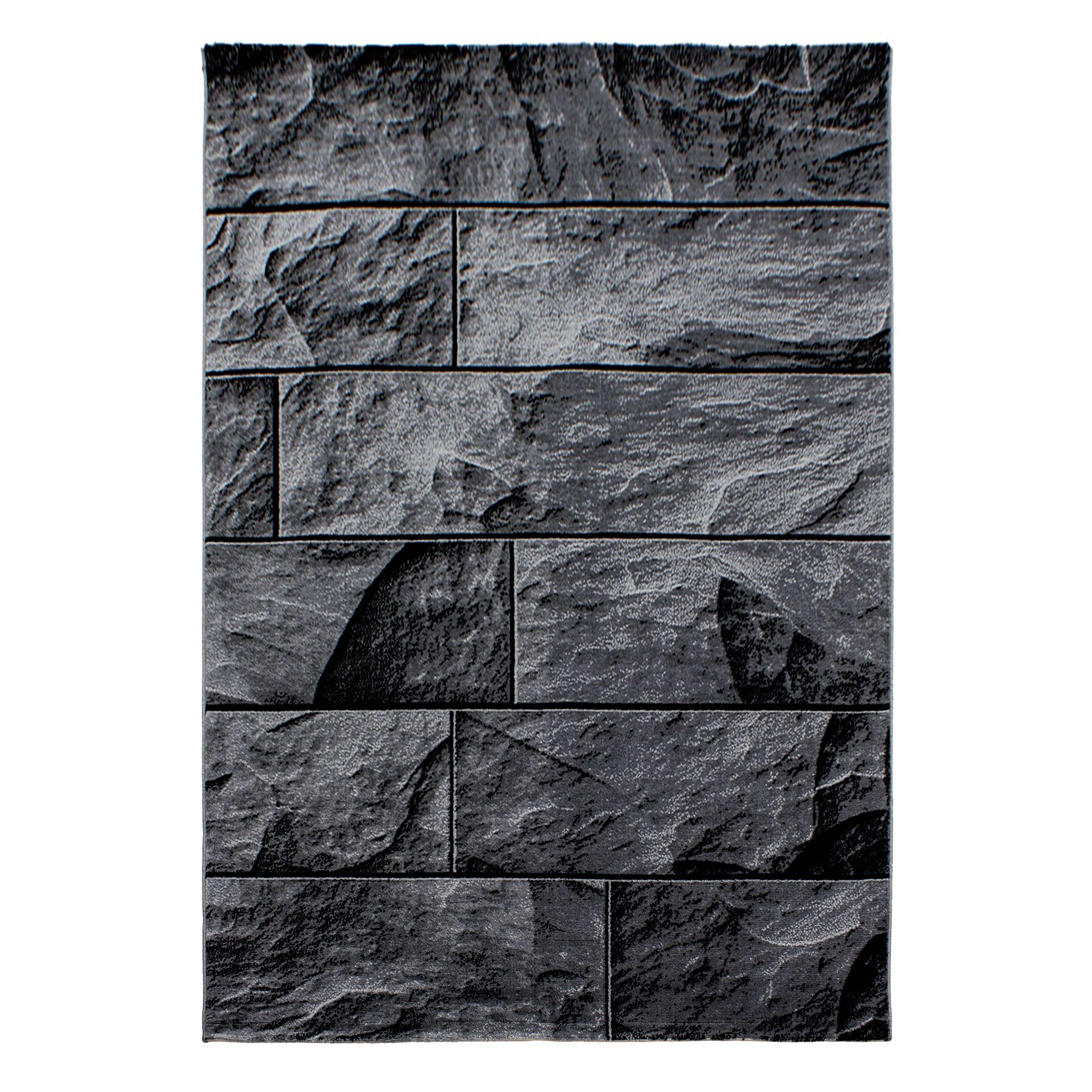 Ayyildiz Teppiche 80 X 150 cm Traversa din PP Parma 9250 Stones Negru