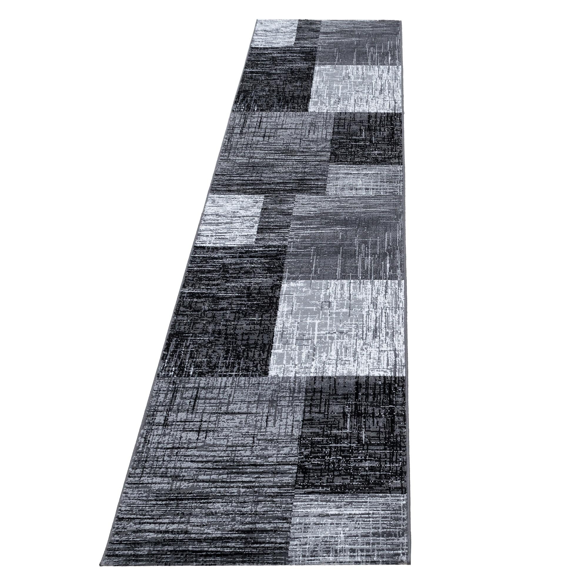 Traversa din PP Plus 8001 Abstract Checkered Negru & AYYTPCH-PLUS8001BLACK-TRAVERSA