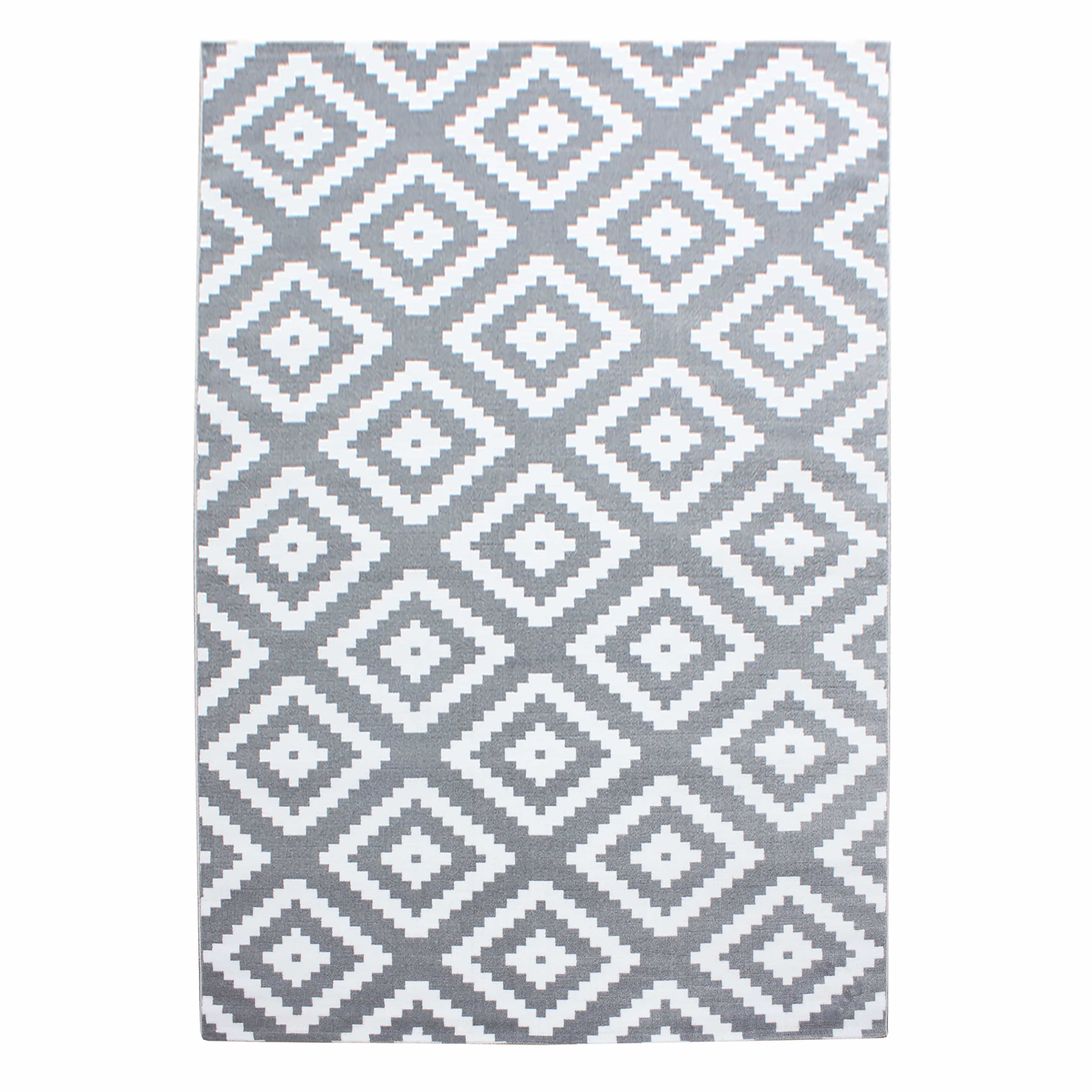 Ayyildiz Teppiche 80 X 150 cm Traversa din PP Plus 8005 Geometric Gri