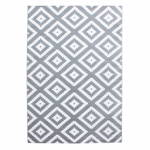 Ayyildiz Teppiche 80 X 150 cm Traversa din PP Plus 8005 Geometric Gri