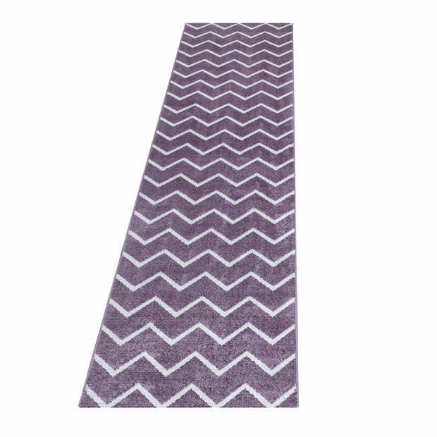 Traversa din PP Rio 4602 Chevron Design Violet & AYYTPCH-RIO4602LILA-TRAVERSA