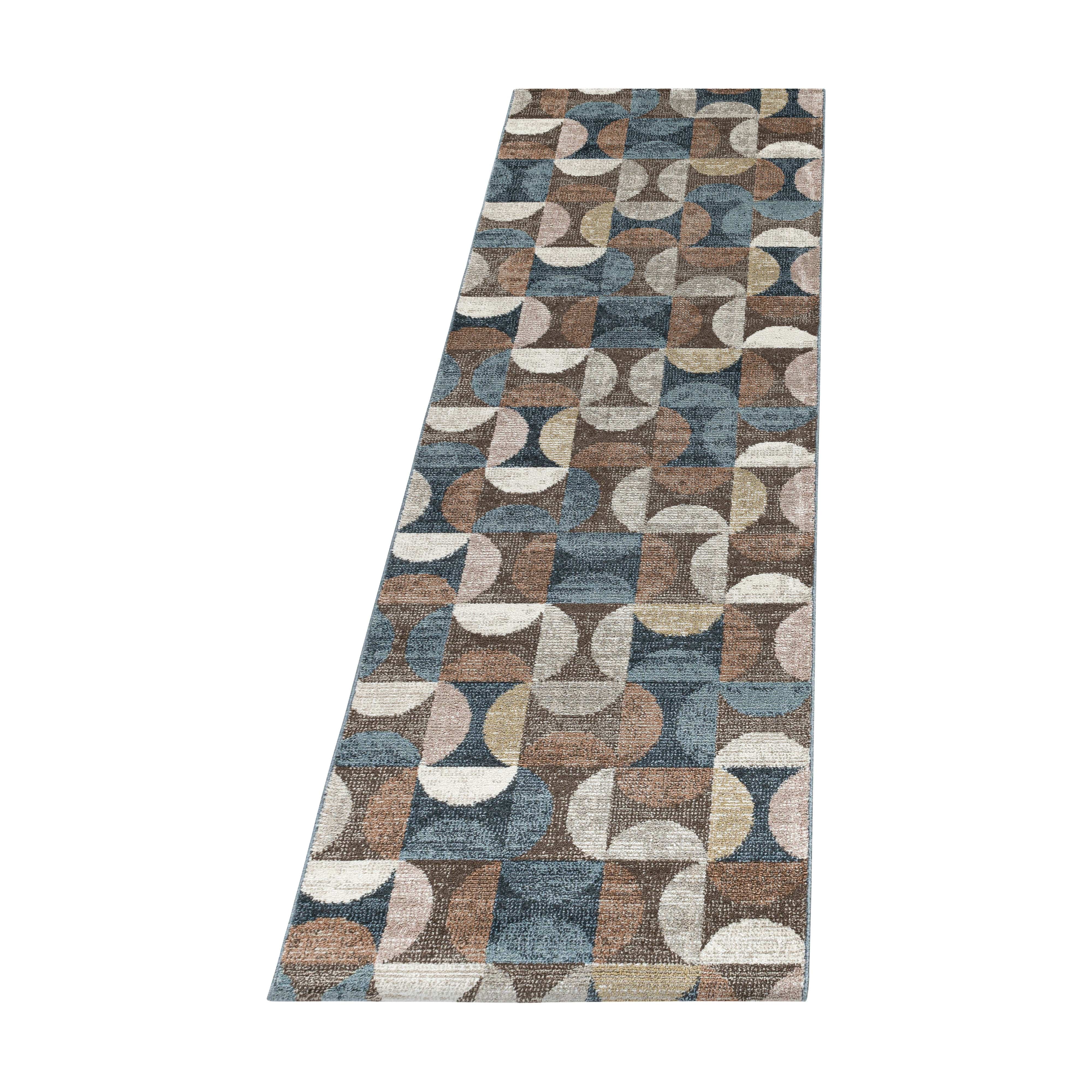 Traversa din PP Royal 4808 Squares Maro & AYYTPCH-ROYAL4808BROWN-TRAVERSA