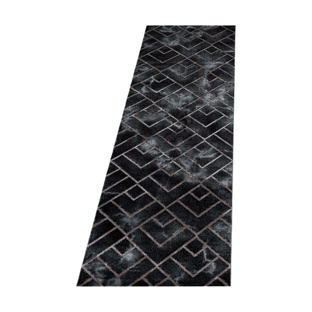 Ayyildiz Teppiche 80 x 250 cm Traversa din PP si poliester Naxos 3814 Marmor Design Bronz