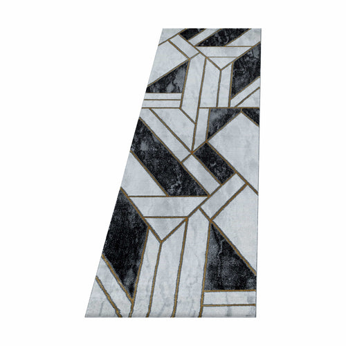 Traversa din PP si poliester Naxos 3817 Marmor Design Auriu & AYYTPCH-NAXOS3817GOLD-TRAVERSA