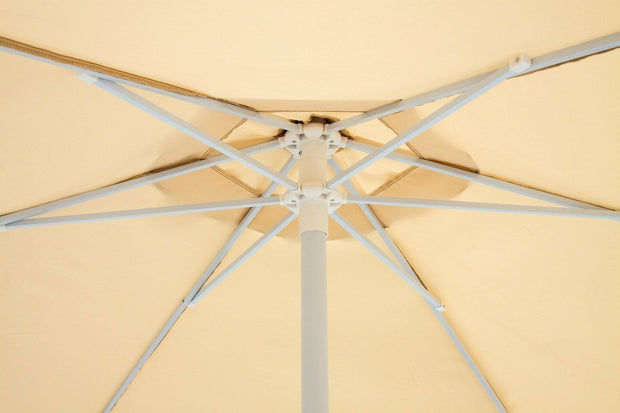Umbrela de soare, Delfi Crem / Alb, Ø270xH240 cm (2)