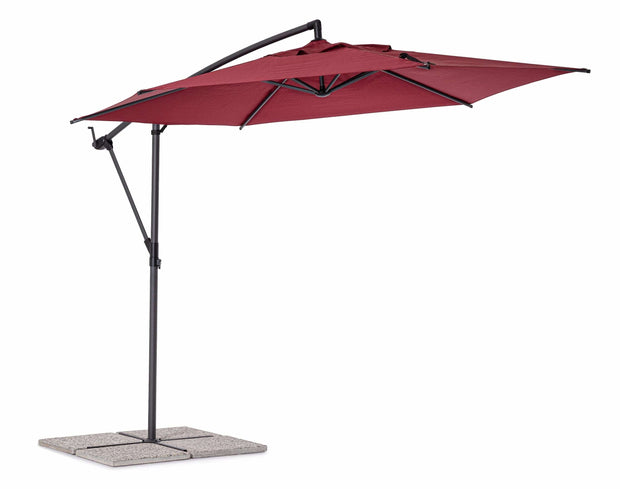 Umbrela de soare suspendata, Tropea Antracit, Ø300xH248 cm (2) & BIZZZT-UMBRELA-TROPEA-07957