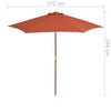 Umbrela de soare, Beka Caramiziu, Ø270xH244 cm (5)