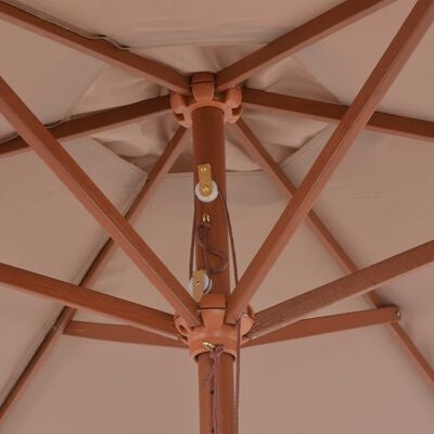 Umbrela de soare, Beka Grej, Ø270xH244 cm (1)