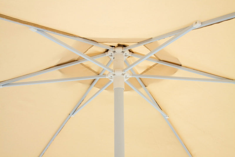 Umbrela de soare, Delfi Crem / Alb, Ø270xH240 cm (2)