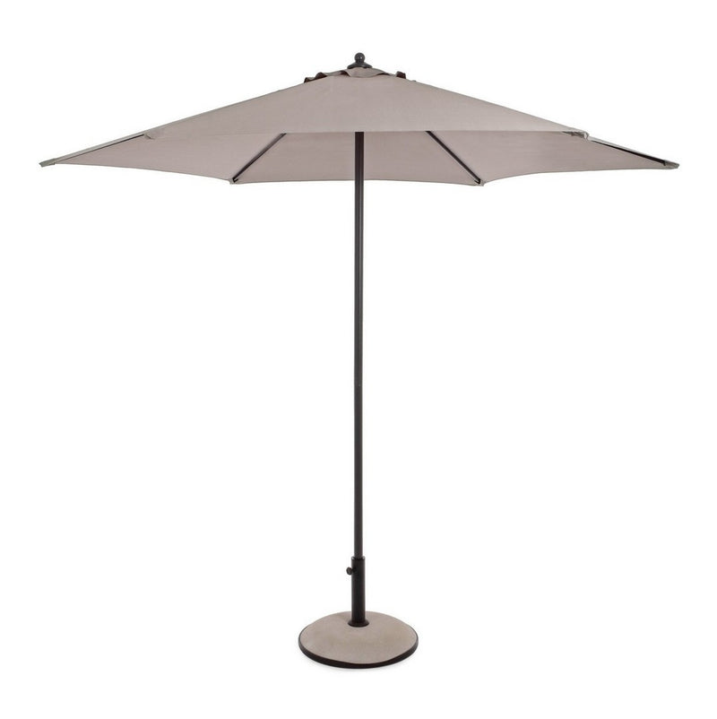 Umbrela de soare, Delfi Grej / Gri Inchis, Ø270xH240 cm