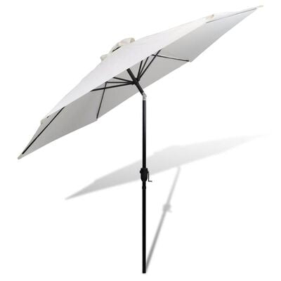 Umbrela de soare, Edy Alb, Ø300xH238 cm (2)
