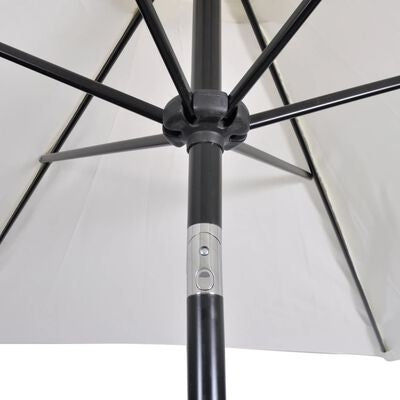 Umbrela de soare, Edy Alb, Ø300xH238 cm (3)