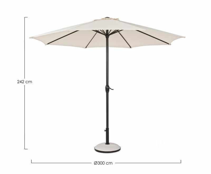 Umbrela de soare, Kalife Ivoir, Ø300xH242 cm (4)