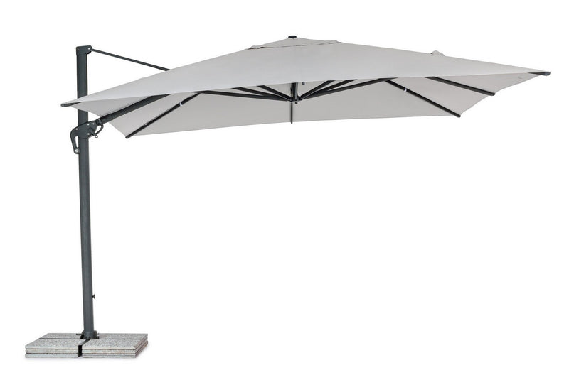 Umbrela de soare suspendata, Calis Gri Deschis, L400xl400xH308 cm (3)