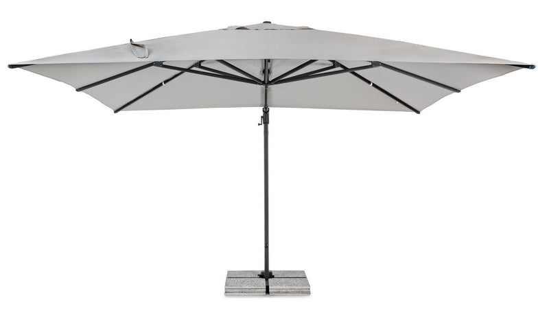 Umbrela de soare suspendata, Calis Gri Deschis, L400xl400xH308 cm (2)