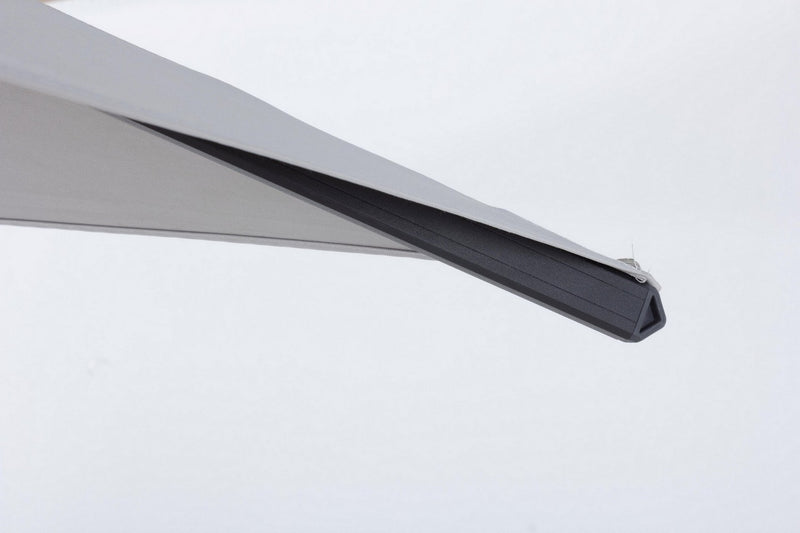 Umbrela de soare suspendata, Calis Gri Deschis, L400xl400xH308 cm (8)