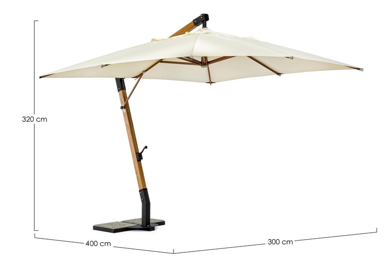Umbrela de soare suspendata, Capua Ivoir, L400xl300xH320 cm (9)