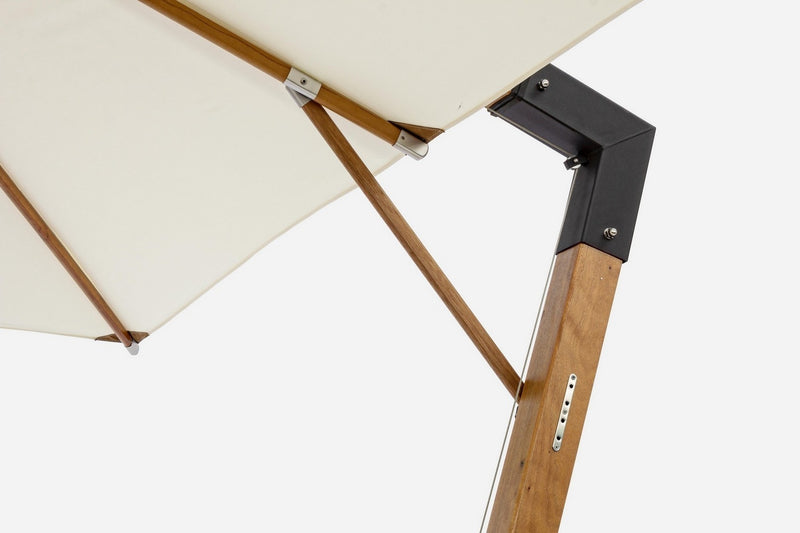 Umbrela de soare suspendata, Capua Small Ivoir, L300xl300xH320 cm (4)