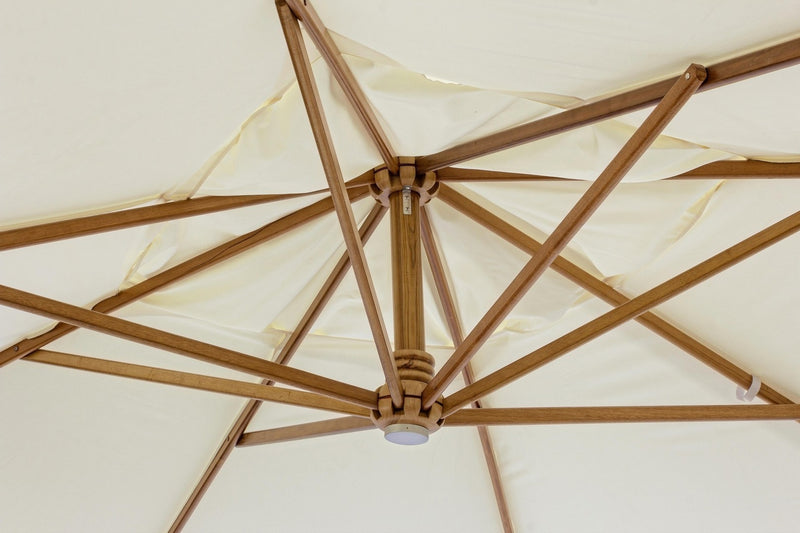 Umbrela de soare suspendata, Capua Small Ivoir, L300xl300xH320 cm (5)