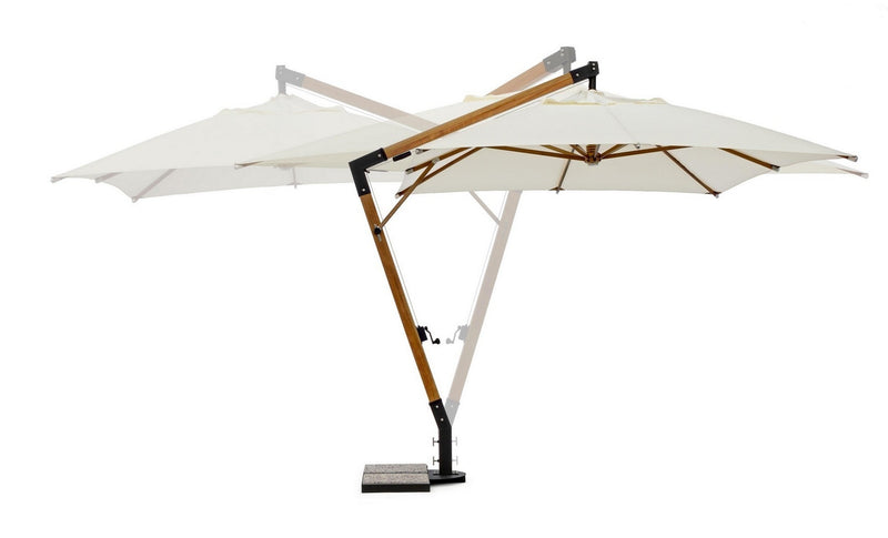 Umbrela de soare suspendata, Capua Small Ivoir, L300xl300xH320 cm (3)