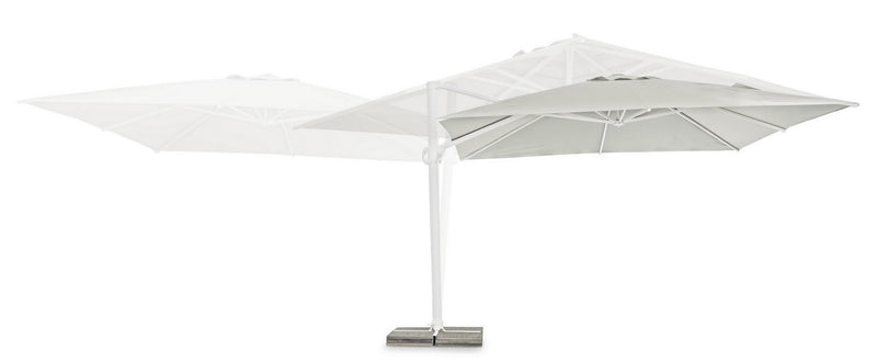 Umbrela de soare suspendata, Eden A Gri Deschis, L400xl400xH293 cm (5)